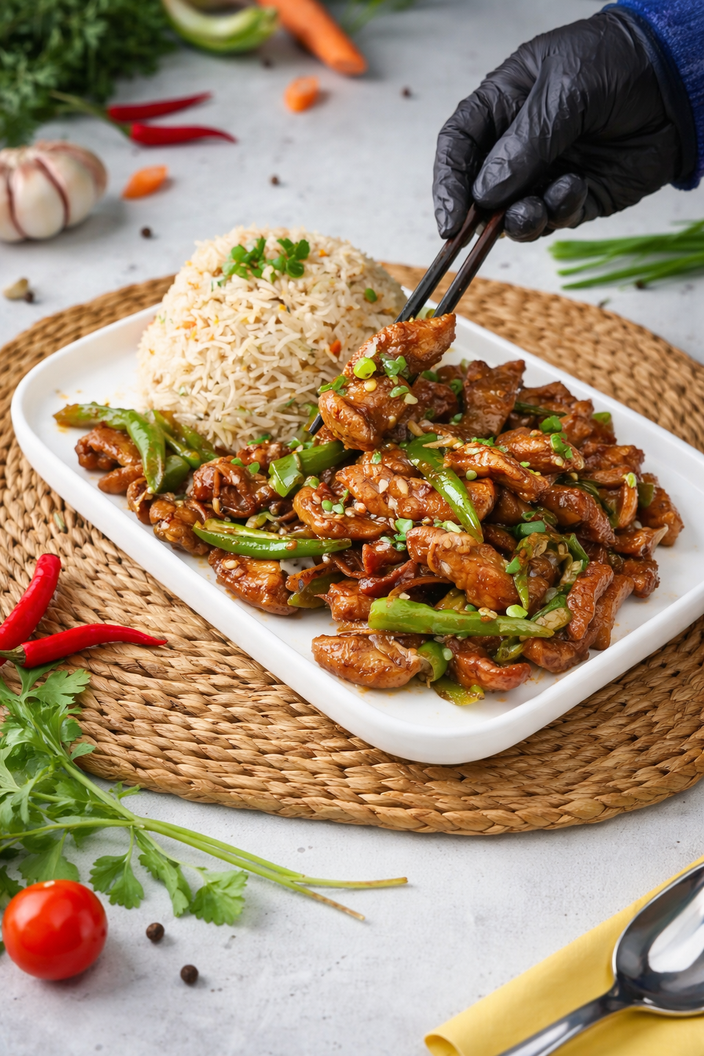 Chicken Chilli Dry