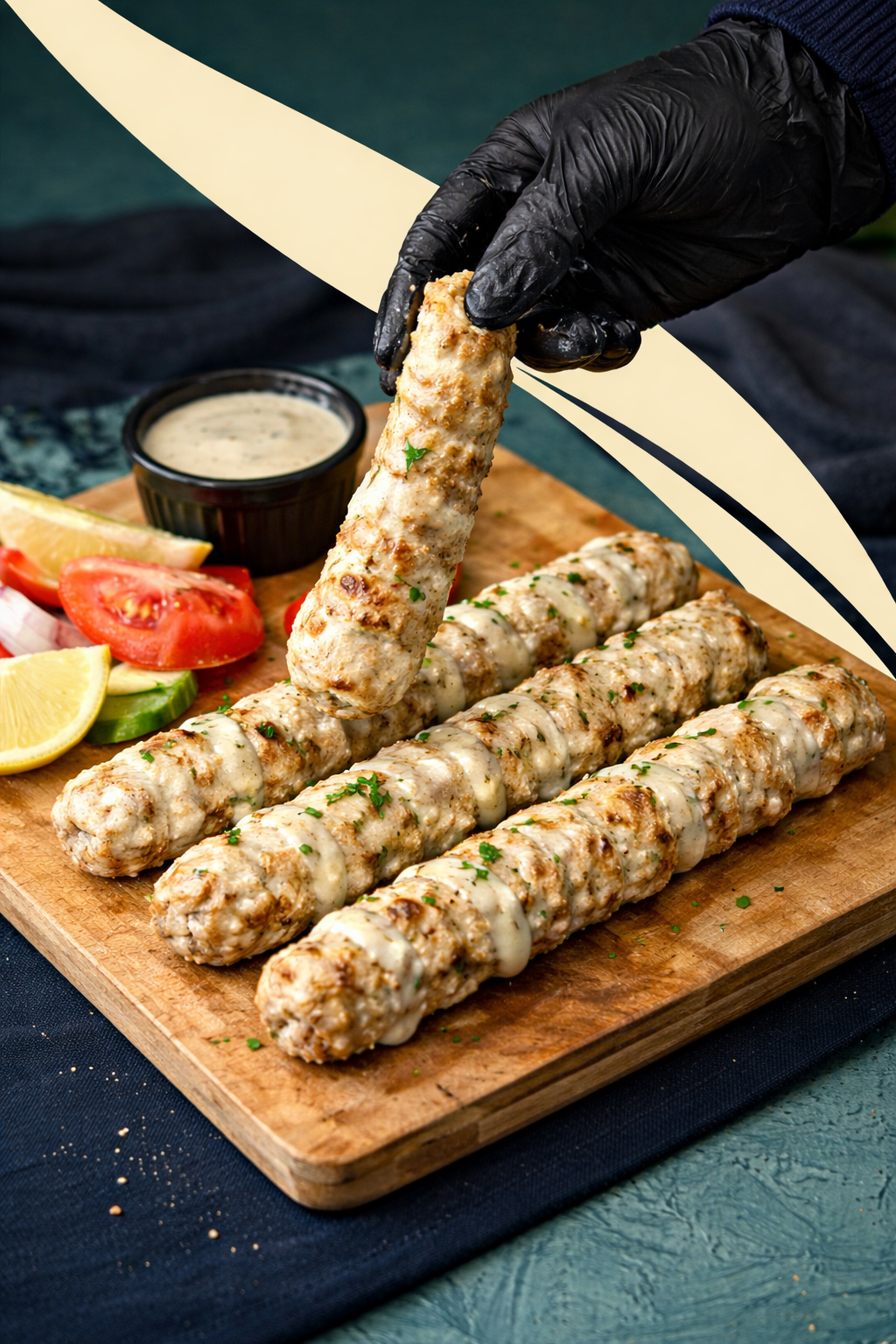 Chicken Cheese Kabab
